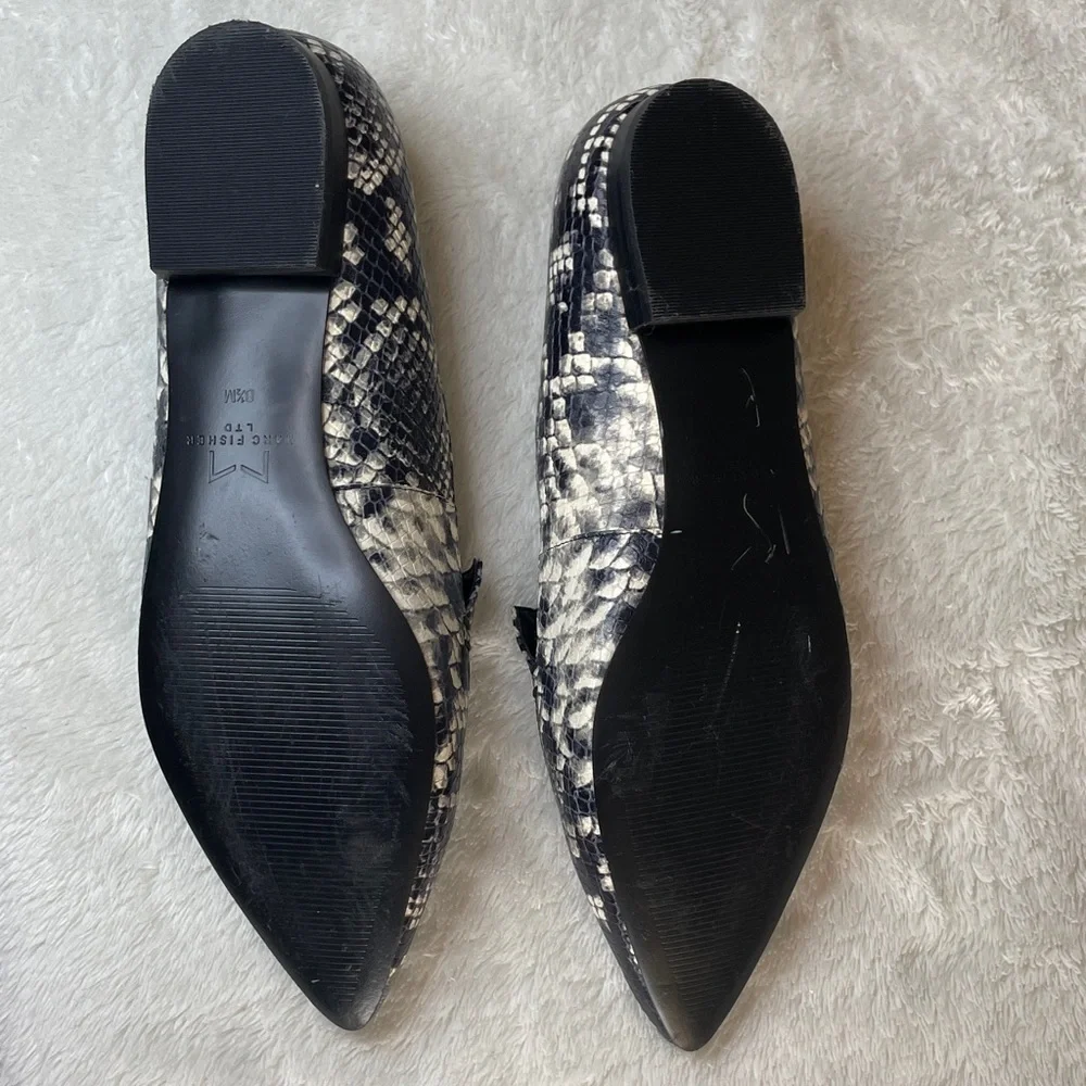 👠 Marc Fisher shoes - Snakeskin Flats - Picture 9 of 13